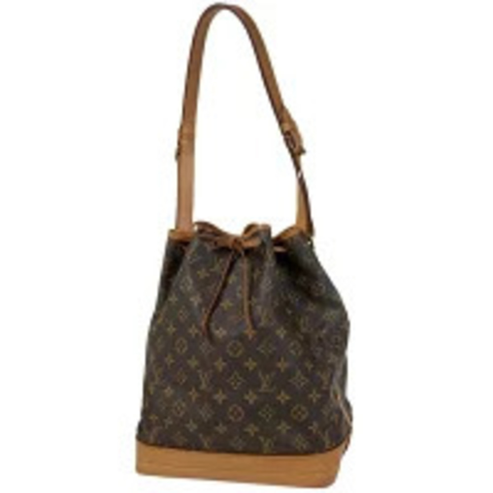 Louis Vuitton Noe Hobo Drawstring Shoulder Bag Monogram Brown
